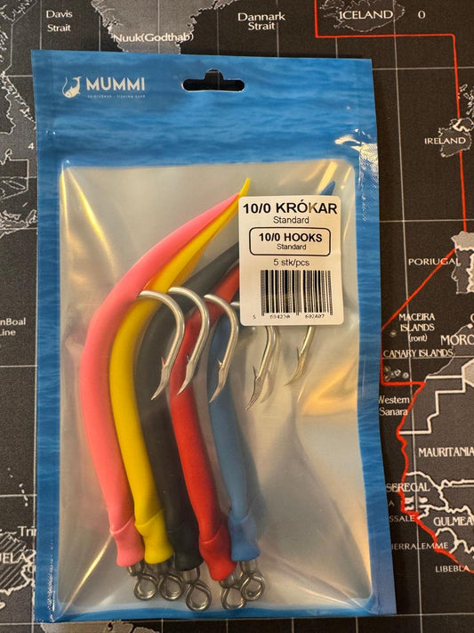 10/0 Hooks - Standard - 5 pcs/pack