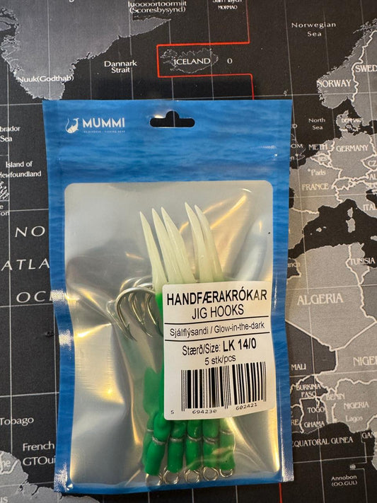 LK 14/0 short HOOKS - Luminous -  pcs
