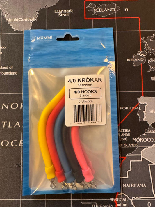 4/0 Hooks - Standard - 5 pcs/pack
