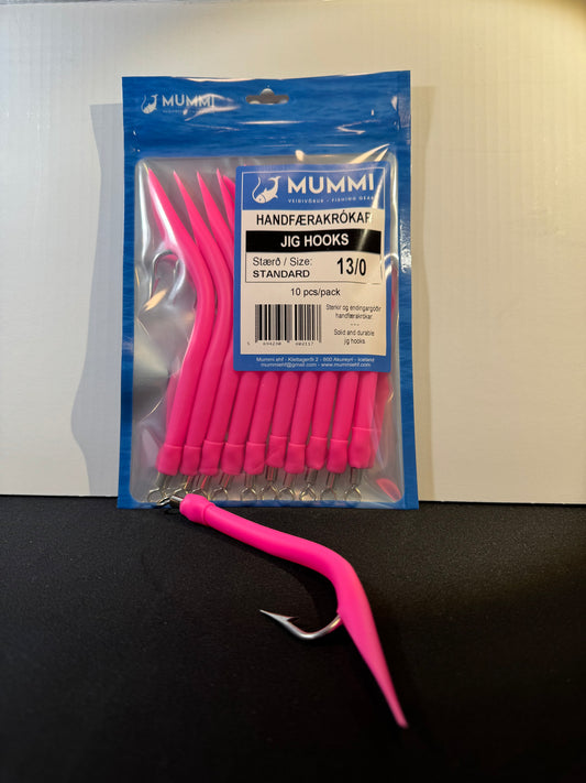 13/0 Hooks, Standard, 10 pcs per pack