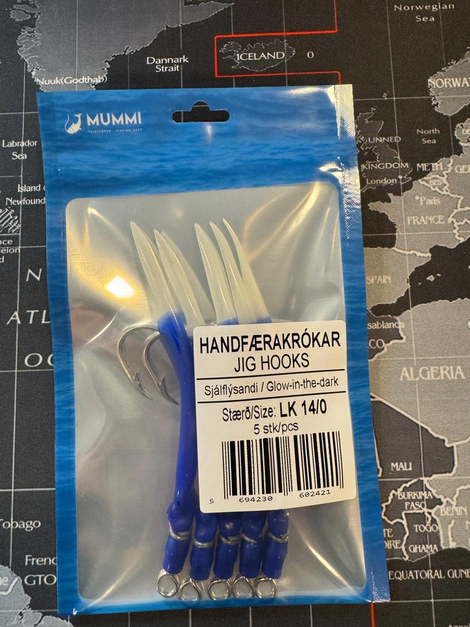 LK 14/0 short HOOKS - Luminous -  pcs