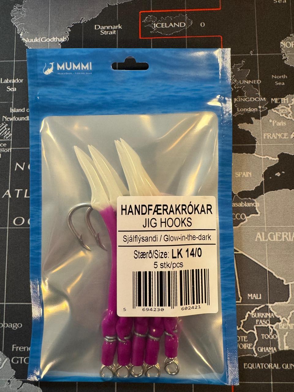 LK 14/0 short HOOKS - Luminous -  pcs