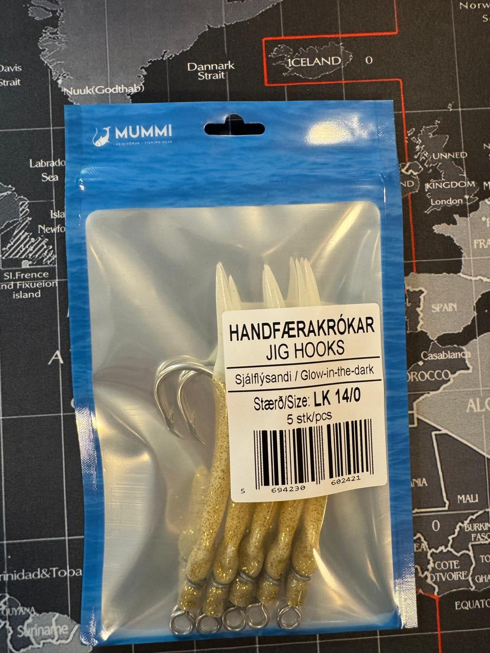 LK 14/0 short HOOKS - Luminous -  pcs