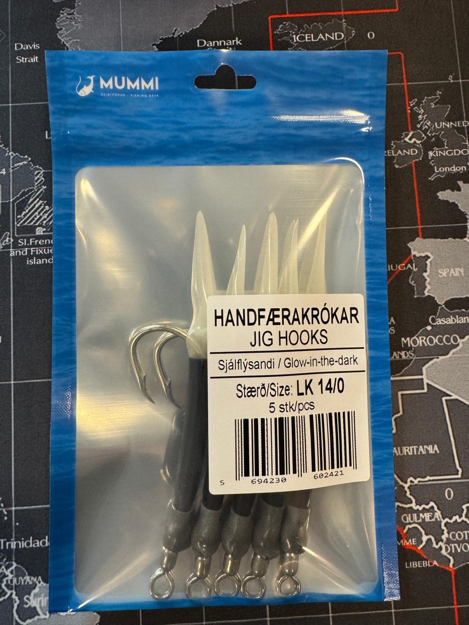 LK 14/0 short HOOKS - Luminous -  pcs