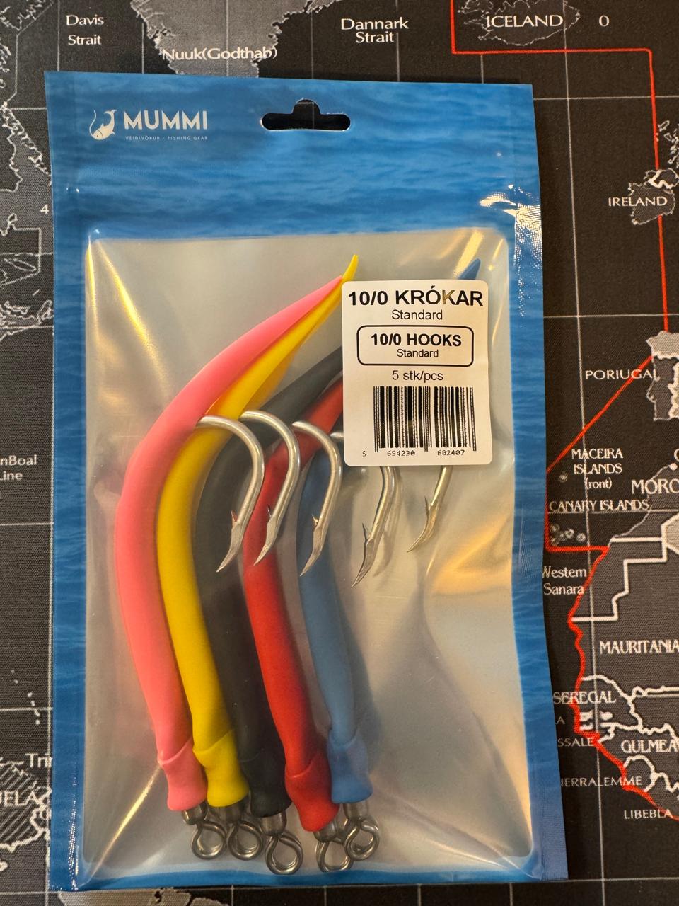 10/0 Hooks - Standard - 5 pcs/pack