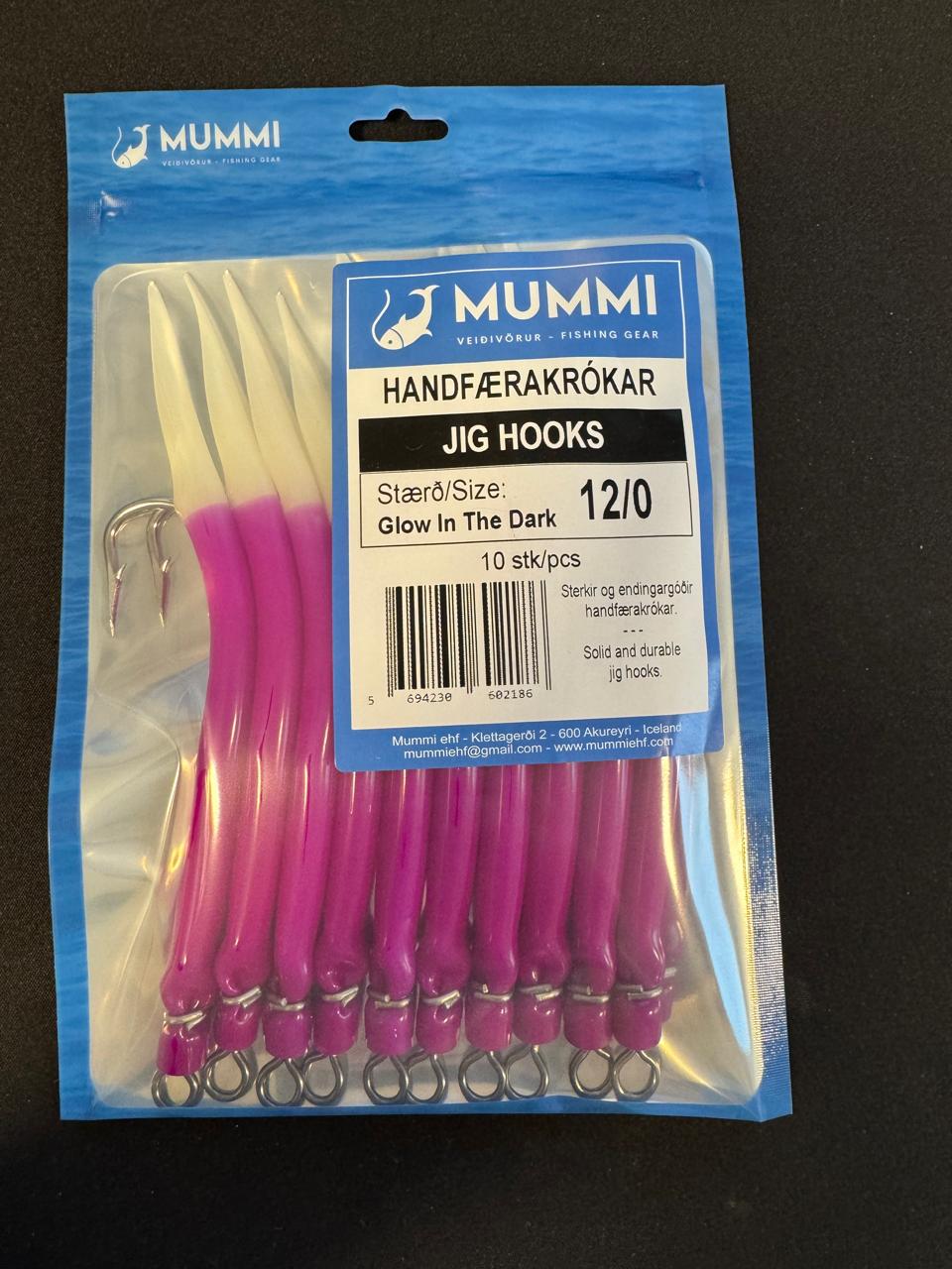12/0 Hooks Luminous - 10 pcs/pack